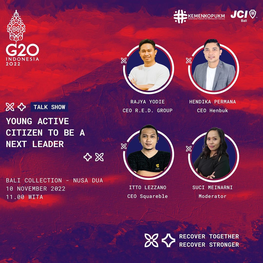 Our CEO at G20 Event in Nusa Dua Bali